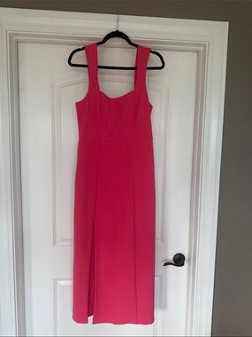 Show Me Your MuMu Fuchsia Sleeveless Midi Dress